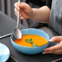 Vancasso Serie Navia Oceano, 16 Teilig Essservice Set Aus Steingut, Tafeiservice Für 4 Personen, Wasserblau, Vintage Aussehen, Natur Design -Esstisch Lieferungen Rabatte 8ef5250c420c678e8f247d1178332c22