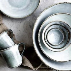 Dutch Rose Giftset 12 Delig Servies Blauw -Esstisch Lieferungen Rabatte 9306ab7445017979b56bd76924f18e57