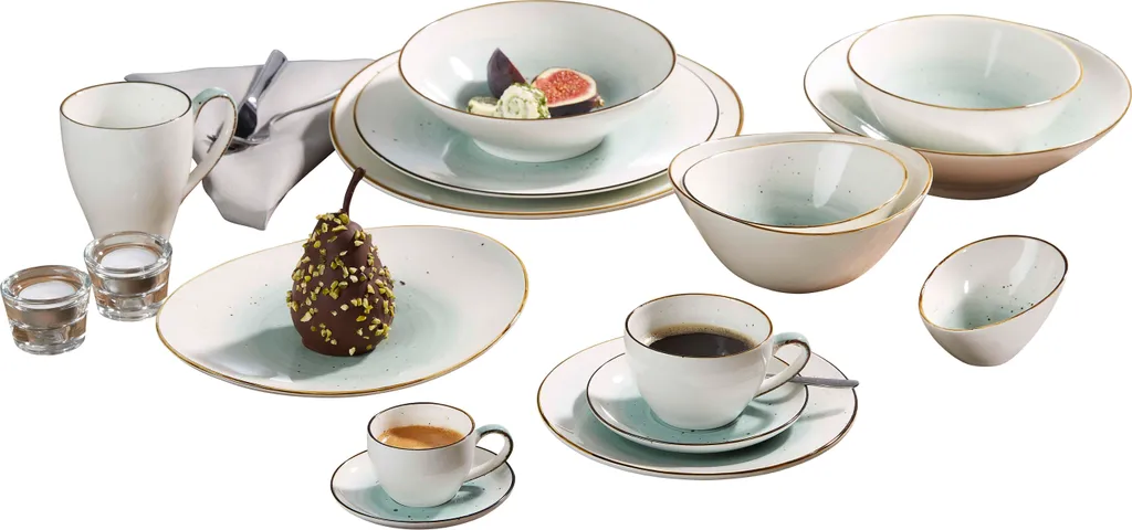 Kaffee- Und Tafelservice 53 Tlg. Cosmo Blau 3 Kaffee- Und Tafelservice 53 Tlg. Cosmo Blau