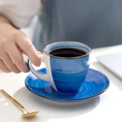 Kaffeeservice Steinzeug, Vancasso BONITA 12 Teiliges Kaffeeset, Cappuccino Tassenset Für 6 Personen, Tassen Und Untertassen -Esstisch Lieferungen Rabatte 96f0a81a7914592544ca1b170d2f038c