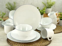 CreaTable 22456 Kombiservice Enjoy Blue Line Für 4 Personen, Porzellan, Weiß (1 Set, 16-teilig) 7 CreaTable 22456 Kombiservice Enjoy Blue Line Für 4 Personen, Porzellan, Weiß (1 Set, 16-teilig) -Esstisch Lieferungen Rabatte 98a08d4bae9f221e3ee6be0405931294