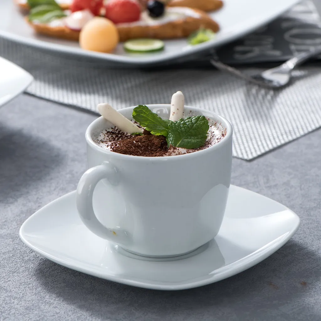 Malacasa Serie Julia, Tafelservice 60-teilig Kombiservice Porzellan Geschirrset Mit Kaffeetassen, Unterteller, Kuchenteller, Suppenteller Und Flachteller, Kaffeeservice Für 12 Personen 6 Malacasa Serie Julia, Tafelservice 60-teilig Kombiservice Porzellan Geschirrset Mit Kaffeetassen, Unterteller, Kuchenteller, Suppenteller Und Flachteller, Kaffeeservice Für 12 Personen – Bild 4