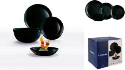 Geschirr Luminarc 9311622 Schwarz Gehärtetes Glas (19 Pcs) -Esstisch Lieferungen Rabatte aa22e58097d5b006acbf27a2a292fef5