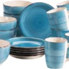 Mäser 931601 Frühstücksset Lumaca Für 6 Personen, Steingut, Dunkelblau (1 Set, 18-teilig) -Esstisch Lieferungen Rabatte ac14c9426a6aaaa9ba077bd181dc62fd