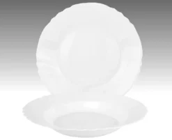 EBRO Tafelservice, 12tlg., Speiseteller + Suppenteller, Essteller, Opal-Hartglas -Esstisch Lieferungen Rabatte b04f035224af202e3545129e082f37e1