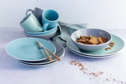 Mäser 931770 Kombiservice Elissa Für 6 Personen, Steinzeug, Türkis (1 Set, 24-teilig) -Esstisch Lieferungen Rabatte b174fd3df71383ebb05f279dcabda6d2