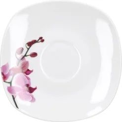 Kaffeeservice 18-tlg. Kyoto Orchidee Leicht Eckig Porzellan Für 6 Personen Weiß MitNachbildung -Esstisch Lieferungen Rabatte b561fe40e94a94b81685ac4966b142fd