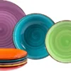 Service 18tlg. Tellerset Uni Bunt, Für 6 Personen In Unterschiedlichen Farben -Esstisch Lieferungen Rabatte bc68583fd693eb9642298022f1d97ff2