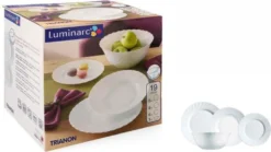 Luminarc 19tlg. Tellerset + Schale Trianon -Esstisch Lieferungen Rabatte bcd101d60f0ee33d4ab4f1e4efdf4e39