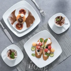 Malacasa Serie Julia, Tafelservice 60-teilig Kombiservice Porzellan Geschirrset Mit Kaffeetassen, Unterteller, Kuchenteller, Suppenteller Und Flachteller, Kaffeeservice Für 12 Personen 16 Malacasa Serie Julia, Tafelservice 60-teilig Kombiservice Porzellan Geschirrset Mit Kaffeetassen, Unterteller, Kuchenteller, Suppenteller Und Flachteller, Kaffeeservice Für 12 Personen -Esstisch Lieferungen Rabatte c1ec6d4b6c72eaa1016167f6460854b6