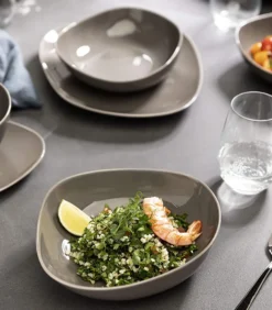 LIKE.BY Villeroy & Boch Organic Taupe Tellerset 12tlg Geschirr Service Porzellan -Esstisch Lieferungen Rabatte c38a147cc0da1077783005f6ab4b4115