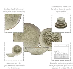 Sänger SÄNGER Steingut Geschirrset Pompei, Tafelservice 12 Teilig Für 4 Personen -Esstisch Lieferungen Rabatte c47a81ce037377b189b091d3e02b4f36
