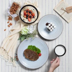 Kombiservice Steinzeug, Vancasso PLUVO Tafelservice, 16-teiliges Ess Geschirrset Mit Je 4 Speisetellern, Kuchentellern, Schalen Und Tassen Für 4 Personen 15 Kombiservice Steinzeug, Vancasso PLUVO Tafelservice, 16-teiliges Ess Geschirrset Mit Je 4 Speisetellern, Kuchentellern, Schalen Und Tassen Für 4 Personen -Esstisch Lieferungen Rabatte c500b654eb7504cdb3ecf79df68ae746