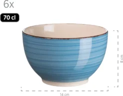 Mäser 931601 Frühstücksset Lumaca Für 6 Personen, Steingut, Dunkelblau (1 Set, 18-teilig) -Esstisch Lieferungen Rabatte c53246a892598d19cabfb7769cbd6bb2