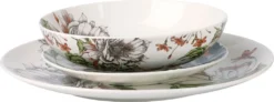 Maxwell & Williams Dinner-Set Night Garden - Blumen 12-tlg., Geschirrset, Teller, Schalen, Porzellan, II0093 -Esstisch Lieferungen Rabatte c551cb8de4c5faae123e6316a45b7d88
