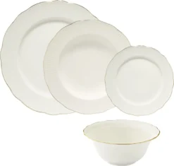 Kütahya Porselen Ilay 24 Teile Porzellan Geschirr Set Gold BNILY24Y2520 20 Kütahya Porselen Ilay 24 Teile Porzellan Geschirr Set Gold BNILY24Y2520 -Esstisch Lieferungen Rabatte c56860c0429cf1a2cd0456105d8327fa