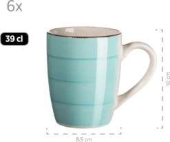 Mäser 931614 Kombiservice Lumaca Für 6 Personen, Steingut, Türkis (1 Set, 30-teilig) -Esstisch Lieferungen Rabatte c6e892cc2b04d4e2258bb48bd806ac16