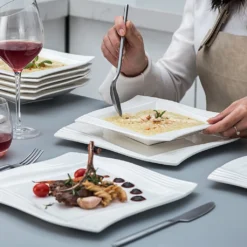 MALACASA, Serie Amparo, Cremeweiß Porzellan Tafelservice 12 Tlg. Set Speiseteller Und Suppenteller Geschirrset Für 6 Personen 13 MALACASA, Serie Amparo, Cremeweiß Porzellan Tafelservice 12 Tlg. Set Speiseteller Und Suppenteller Geschirrset Für 6 Personen -Esstisch Lieferungen Rabatte c91723c1ee18d03a65f254a588bf4138 1