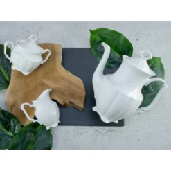 CreaTable 16028 Kaffeegarnitur Maria Theresia Für 1 Personen + Uni, Porzellan, Weiß (1 Set, 3-teilig) -Esstisch Lieferungen Rabatte c9362f1750943790eeca03948ca57a83