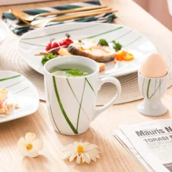 VEWEET Porzellan Tafelservice 'Aviva' 100-teilig Set, Kombiservice Mit Dessertteller, Speiseteller, Suppenteller, Müslischalen, Kaffeebecher, Kaffeetassen Set, Eierbecher, Milch- Und Zuckerset -Esstisch Lieferungen Rabatte ca6b15f33907e39ed58dd512990fb84c