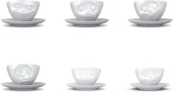 FIFTYEIGHT Kombi-Service 30-tlg. - Tassen + Teller (mit Biss) + Hochwertige Tischsets -Esstisch Lieferungen Rabatte cb7acc1d2f890eddf0bf3243fa6b9fd3