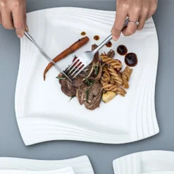 MALACASA, Serie Amparo, Cremeweiß Porzellan Tafelservice 12 Tlg. Set Speiseteller Und Suppenteller Geschirrset Für 6 Personen 11 MALACASA, Serie Amparo, Cremeweiß Porzellan Tafelservice 12 Tlg. Set Speiseteller Und Suppenteller Geschirrset Für 6 Personen -Esstisch Lieferungen Rabatte ceae78433552fef6d7f4bfab00ad7d5c