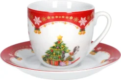 Van Well 18tlg. Kaffeeservice 'Weihnachtszauber' -Esstisch Lieferungen Rabatte d3a60c1956bd7ad0ef70ceddd4de2a96