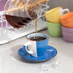 Kaffeeservice Steinzeug, Vancasso BONITA 12 Teiliges Kaffeeset, Cappuccino Tassenset Für 6 Personen, Tassen Und Untertassen -Esstisch Lieferungen Rabatte d471144b8266846e8adbc8cb3dcfb7fd