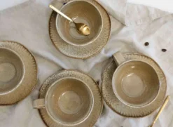 Leonardo MATERA Cappuccino Set Grün 8-teilig -Esstisch Lieferungen Rabatte d63b36d711023da351bf9f5fc5712151