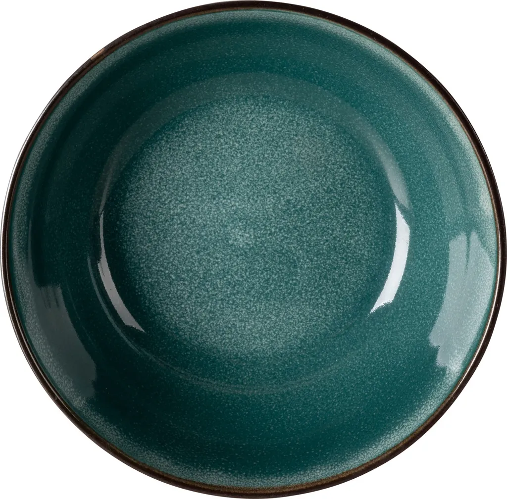 Tafelservice - Blaugrün - Keramik - Für 6 Personen - Mit Prägung 4 Tafelservice - Blaugrün - Keramik - Für 6 Personen - Mit Prägung – Bild 2