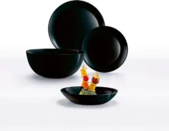 Geschirr Luminarc 9311622 Schwarz Gehärtetes Glas (19 Pcs) -Esstisch Lieferungen Rabatte d9cee576f6f905ccc51cf3bc43d3cad5