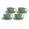 Leonardo MATERA Cappuccino Set Grün 8-teilig -Esstisch Lieferungen Rabatte d9e29f04d4d5d7db6a7d4e3bca66f034