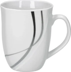 Van Well Kombiservice Silver Night 62-tlg 6 Personen, Tafel + Kaffee + Zubehör, Linien-Dekor -Esstisch Lieferungen Rabatte da5c44bf5345f167b169a0a3db501bff 1