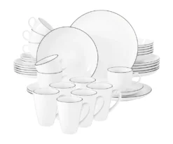 Seltmann Weiden Black Line 36 Tlg. Tafelservice Weiß Schwarz Modern Porzellan -Esstisch Lieferungen Rabatte dad4afbbb1c7fecb1be143269ddb9018