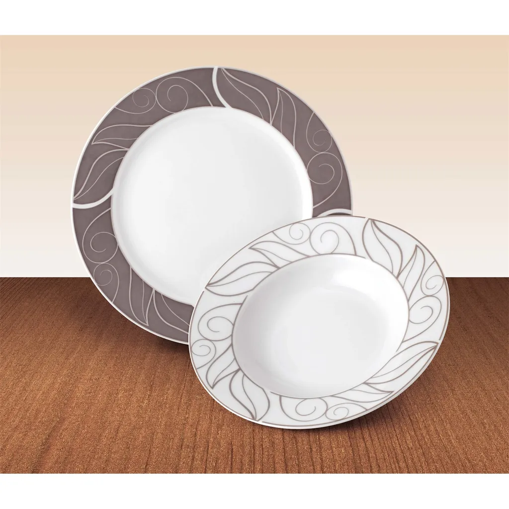 WELLCO Tafelset Grenoble Porzellan 12teilig 4 WELLCO Tafelset Grenoble Porzellan 12teilig – Bild 2