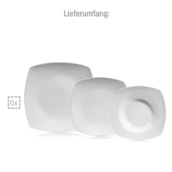 Sänger SÄNGER Porzellan Geschirrset Markant, Tafelservice 18 Teilig Für 6 Personen -Esstisch Lieferungen Rabatte dced8a97264502de4f89befa7c0c5a30