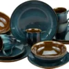 CreaTable 22861 Kombiservice Mallorca Für 4 Personen, Steinzeug, Mehrfarbig (1 Set, 16-teilig) -Esstisch Lieferungen Rabatte de8ce75803020704afd3cb0864da8280