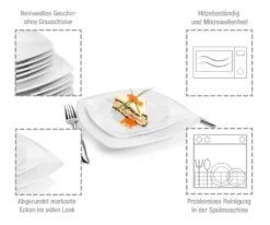 Sänger SÄNGER Porzellan Geschirrset Markant, Tafelservice 18 Teilig Für 6 Personen -Esstisch Lieferungen Rabatte df1bd193675aff8a5a912bcbe5089e14