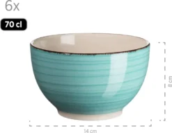 Mäser 931614 Kombiservice Lumaca Für 6 Personen, Steingut, Türkis (1 Set, 30-teilig) -Esstisch Lieferungen Rabatte df43a3d39d988d848d558271a7e01740