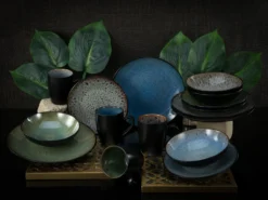 CreaTable 23629 Kombiservice Bali Für 4 Personen, Steinzeug, Mehrfarbig (1 Set, 16-teilig) -Esstisch Lieferungen Rabatte e37088f131edd97ab63750fc2e111b8e