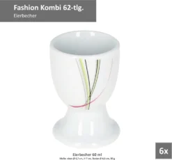 Kombiservice 62 Tlg. Fashion, Eckige Form -Esstisch Lieferungen Rabatte e44235f8e420ae62e02cf84015d46e81