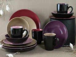 CreaTable 22458 Kombiservice Very Berry Für 4 Personen, Steinzeug, Mehrfarbig (1 Set, 16-teilig) -Esstisch Lieferungen Rabatte e518dec8064cbb2dae4583ebd3691445