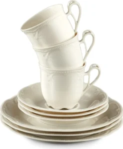 Seltmann Weiden Rubin Cream Kaffeeservice 18tlg. -Esstisch Lieferungen Rabatte e7044260a9c9ddaf4ba9eccb078adf94