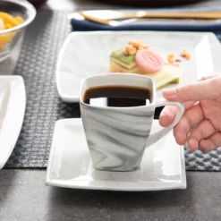 MALACASA, Serie Blance, 36 Tlg. Set Marmor Porzellan Kaffeeservice Geschirrset, Mit 12 Stück Kuchenteller, 12 Stück 180ml Tasse Und 12 Stück Untertasse Für 12 Personen 16 MALACASA, Serie Blance, 36 Tlg. Set Marmor Porzellan Kaffeeservice Geschirrset, Mit 12 Stück Kuchenteller, 12 Stück 180ml Tasse Und 12 Stück Untertasse Für 12 Personen -Esstisch Lieferungen Rabatte e792780e68e1a9a439b7ad4bf2c46316