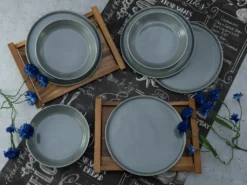 CreaTable 16735 Tafelservice Chef Collection Für 6 Personen, Porzellan, Grau (1 Set, 12-teilig) 11 CreaTable 16735 Tafelservice Chef Collection Für 6 Personen, Porzellan, Grau (1 Set, 12-teilig) -Esstisch Lieferungen Rabatte e97fd20fc025cf88a1cc7631a8ca21ae