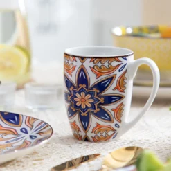 Vancasso Tafelservice Porzellan, JASMIN 16 Teiliges Essgeschirr Kombiservice, Handbemaltes Geschirrset Für 4 Personen, Böhmischer Stil -Esstisch Lieferungen Rabatte e9f801ad69f3264e323646cf99f1a8ca