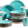 Mäser 931614 Kombiservice Lumaca Für 6 Personen, Steingut, Türkis (1 Set, 30-teilig) -Esstisch Lieferungen Rabatte ea50338b7d68721d5b06d6743ab4eedc