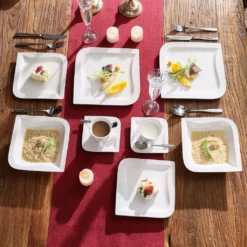 MALACASA, Serie Joesfa, 30 Tlg. Cremeweiß Porzellan Geschirrset Kombiservice Tafelservice Im Eleganten Design Mit Je 6 Tassen, 6 Untertassen, 6 Dessertteller, 6 Suppenteller Und 6 Speiseteller -Esstisch Lieferungen Rabatte ea6aa0d71deb53d3bf0fc224d9418606