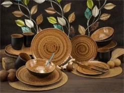 CreaTable 23365 Kombiservice Villa Romana Für 4 Personen, Steingut (1 Set, 16-teilig) -Esstisch Lieferungen Rabatte ebb9688bc73aef6eefd890fcae4ebae5