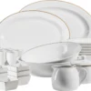 Mäser 931735 Kombiservice Professional Dining Für 6 Personen, Porzellan, Weiß (1 Set, 24-teilig) -Esstisch Lieferungen Rabatte ec5c25af41e58e2f5f683c2c815f0043